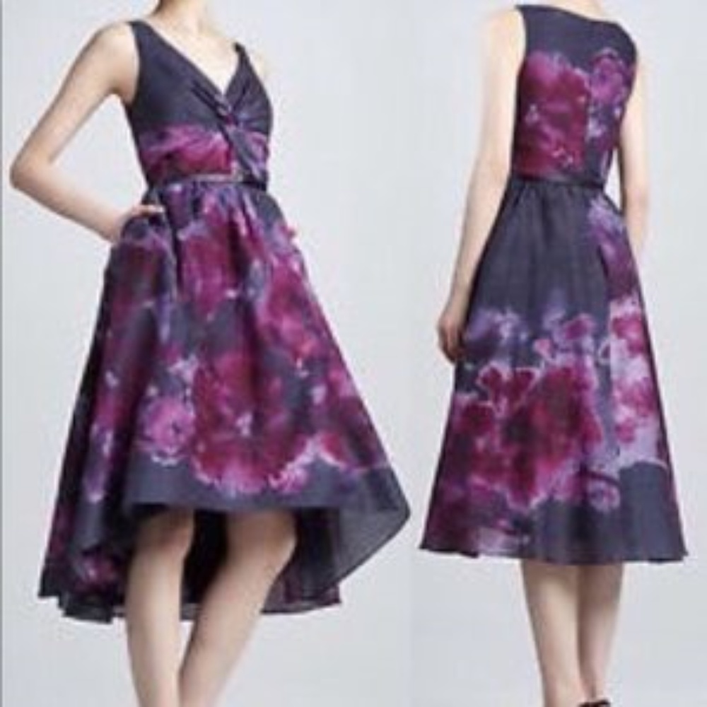 NWT Lela Rose Nieman Marcus Watercolor Dress - Picture 5 of 7